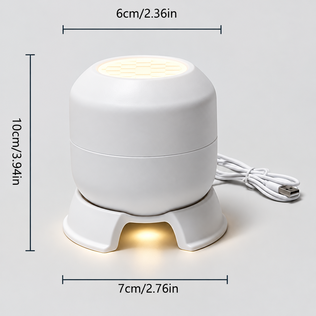 FrostyLight – Magiczne i nastrojowe – obrotowa lampa do projektora (Boże Narodzenie i Halloween)