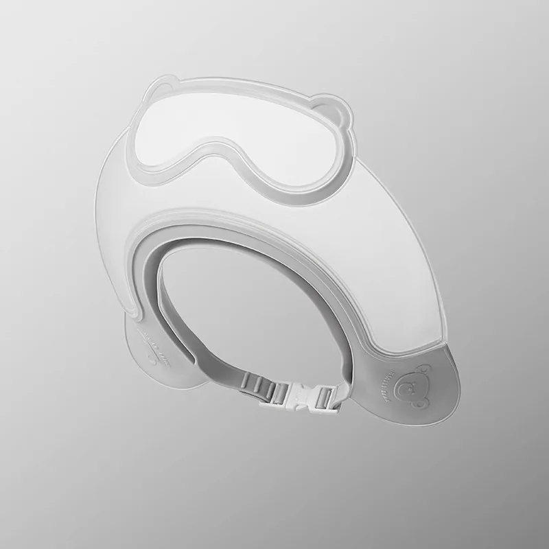 SplashGuard – Wygodna i praktyczna – czapeczka prysznicowa dla niemowląt z osłoną na twarz