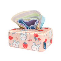 Thumbnail for KleurenKracht – Rozwój i zmysły - Pudełko na chusteczki sensoryczne Montessori