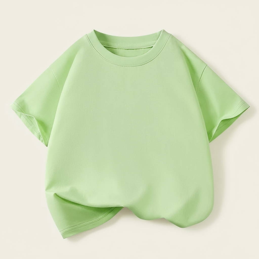 SimpleWear – Casual & Miękkie – T-shirt Relax Fit z okrągłym dekoltem