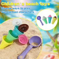 Thumbnail for BeachFun – Zabawa w piasku i kreatywność – zestaw do zabawy „Piasek, lody, łopatka”