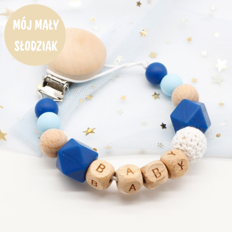 Woods™ - Personalizowany Łańcuszek do Smoczka