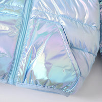 Thumbnail for CuddleCoat  – Gruba pikowana kurtka z kapturem z futrem