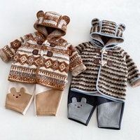 Thumbnail for LittleWarm – Przytulny i stylowy – płaszcz zimowy z wzorem Fair Isle