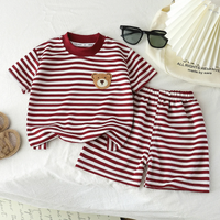 Thumbnail for Kids Stripe Outfit – Modne i wygodne – letni strój dla dzieci