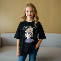 Thumbnail for CuteStyle – Modne i wygodne – koszulka z nadrukiem z kreskówki w stylu oversized