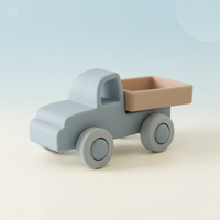 Thumbnail for Montessori Silicone Toy Car – Bezpieczne i przyjazne dla ząbków – silikonowa zabawka do gryzienia w kształcie pojazdu