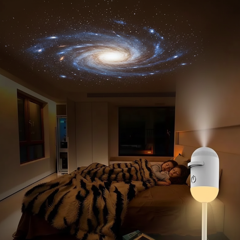NightSky – Regulowane natężenie światła i magiczna atmosfera w sypialni – lampa LED Galaxy