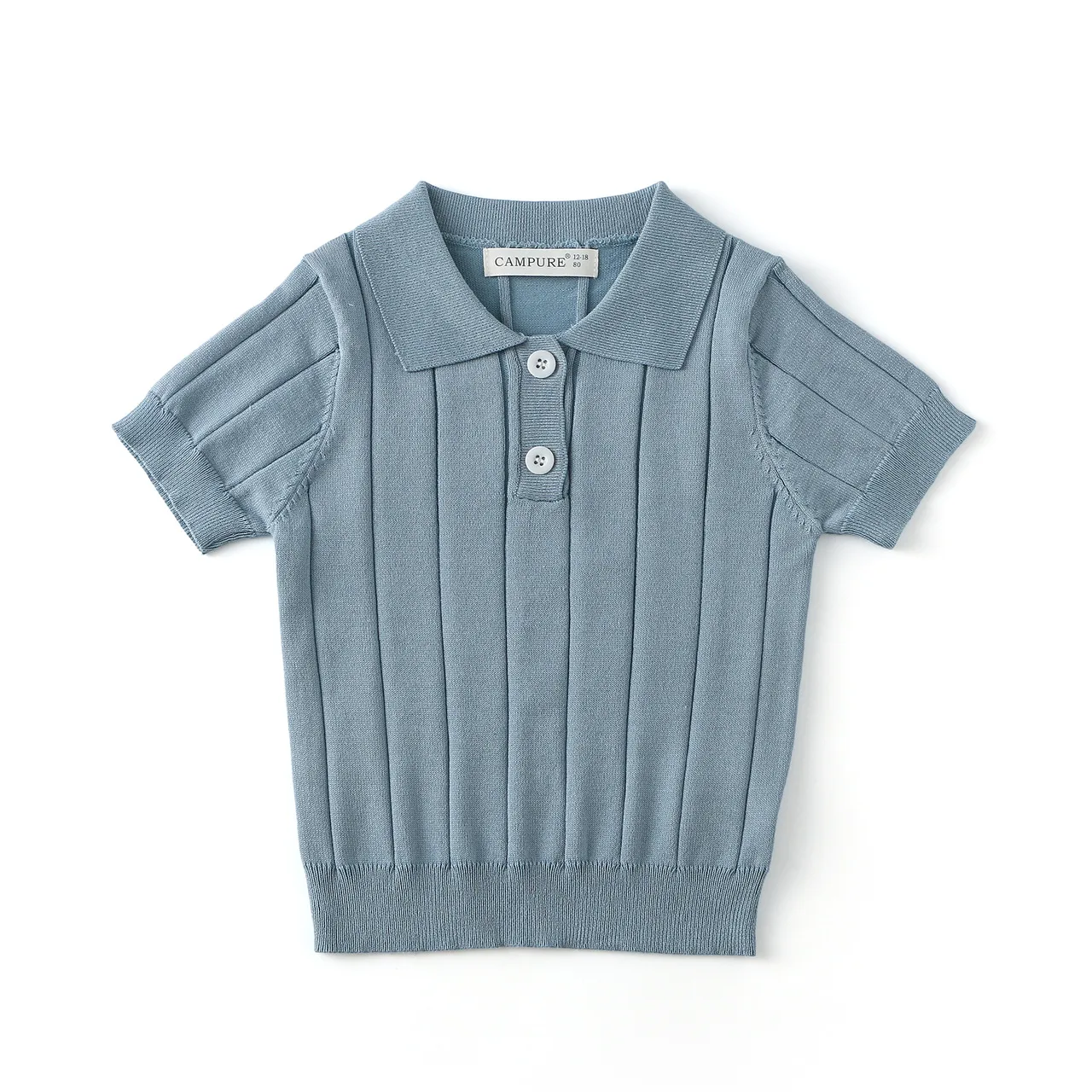 MiniLuxe – Elegancka i wygodna – koszulka polo z dzianiny