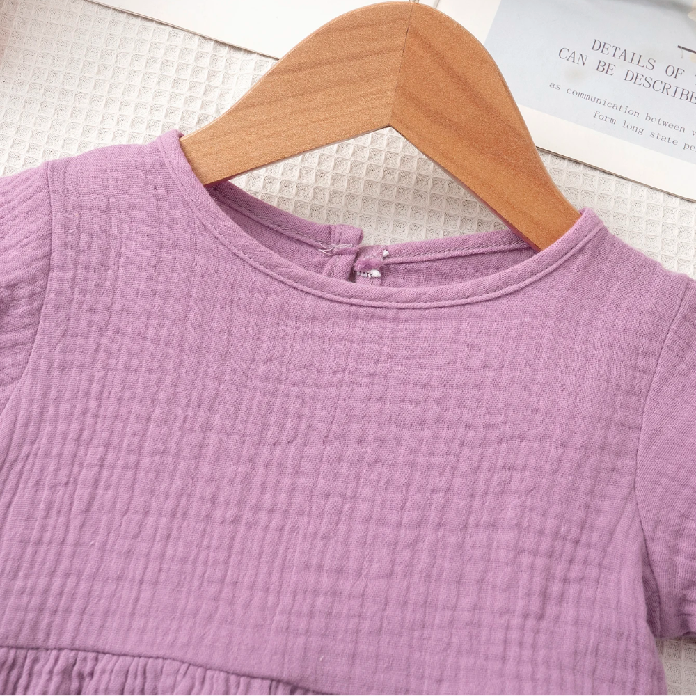 SoftCharm – Elegancki i wygodny – zestaw dla dziewczynek z bluzką z falbanami i długimi spodniami