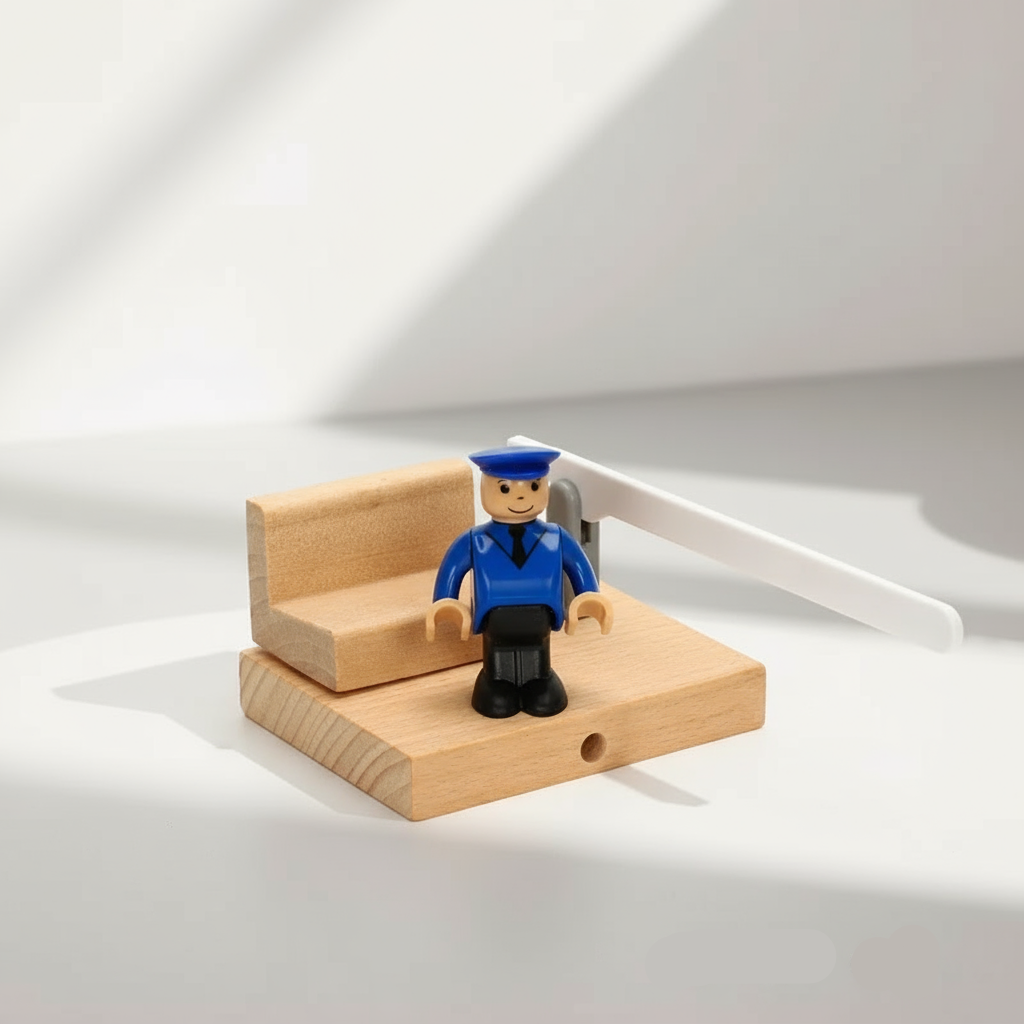 Woods – Stylowy i edukacyjny – drewniany zestaw do zabawy „Transport publiczny”