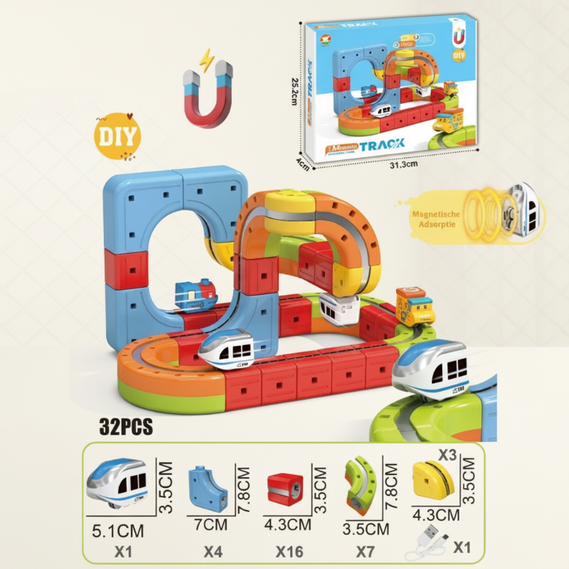 MagniTrack – Kreatywny i elektryczny – Antygrawitacyjny pociąg elektryczny