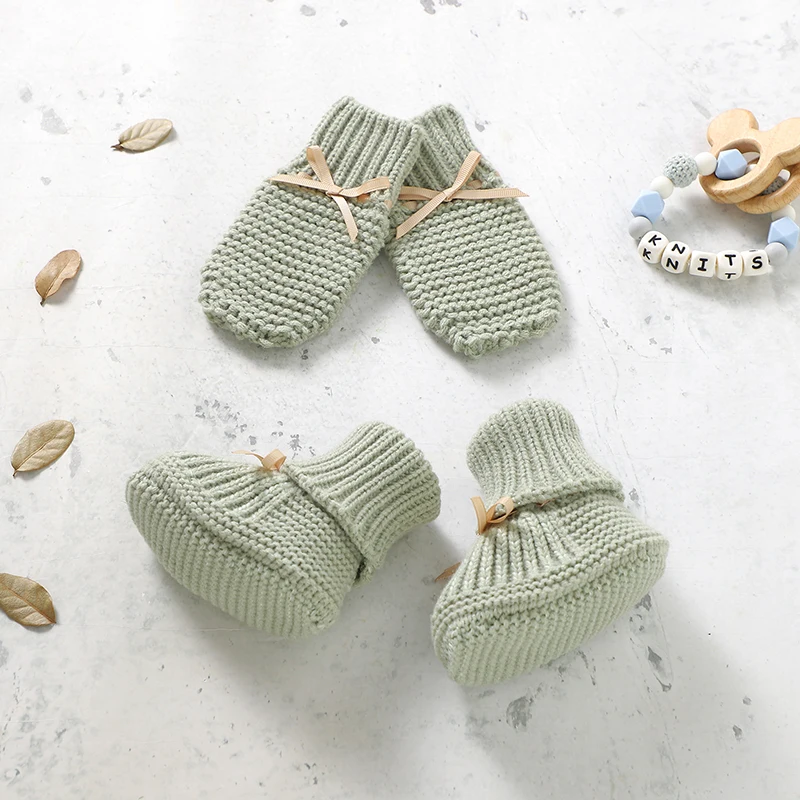 Booties & Mittens – Miękkie i ciepłe – zestaw rękawiczek i bucików