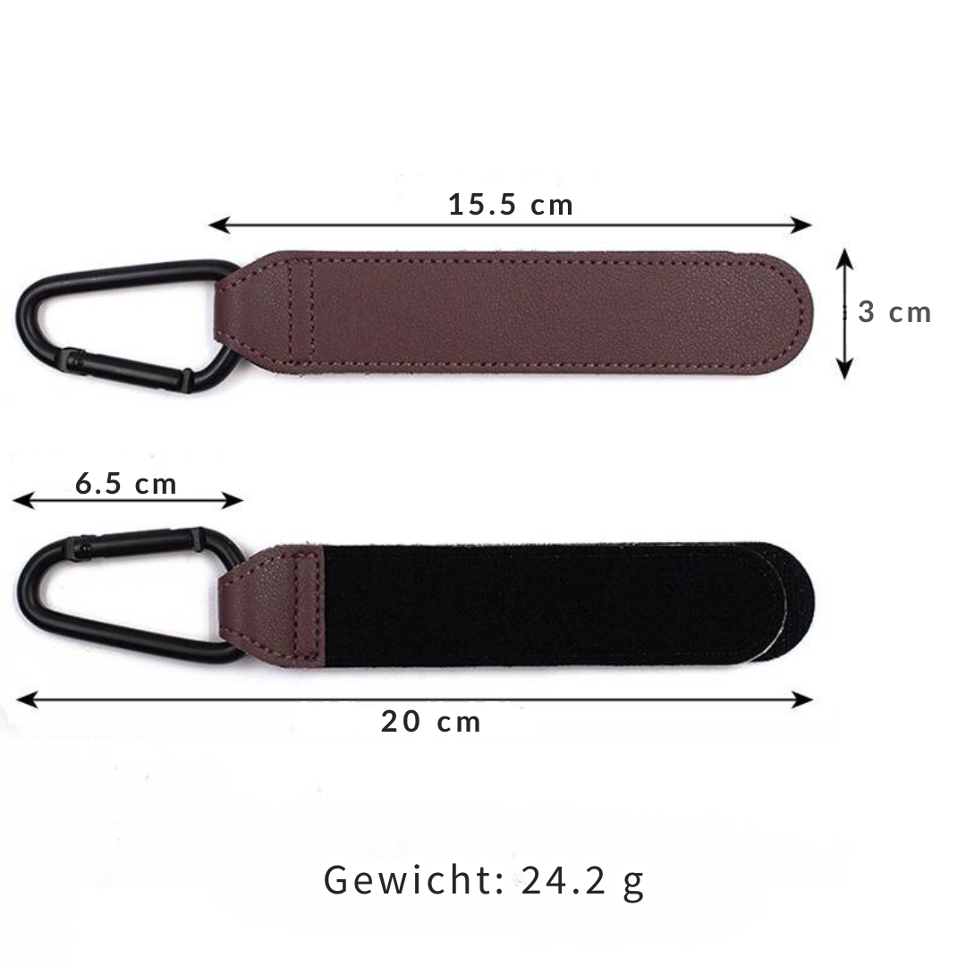 EasyCarry – Zawsze zorganizowani – zestaw haczyków do wózka dziecięcego