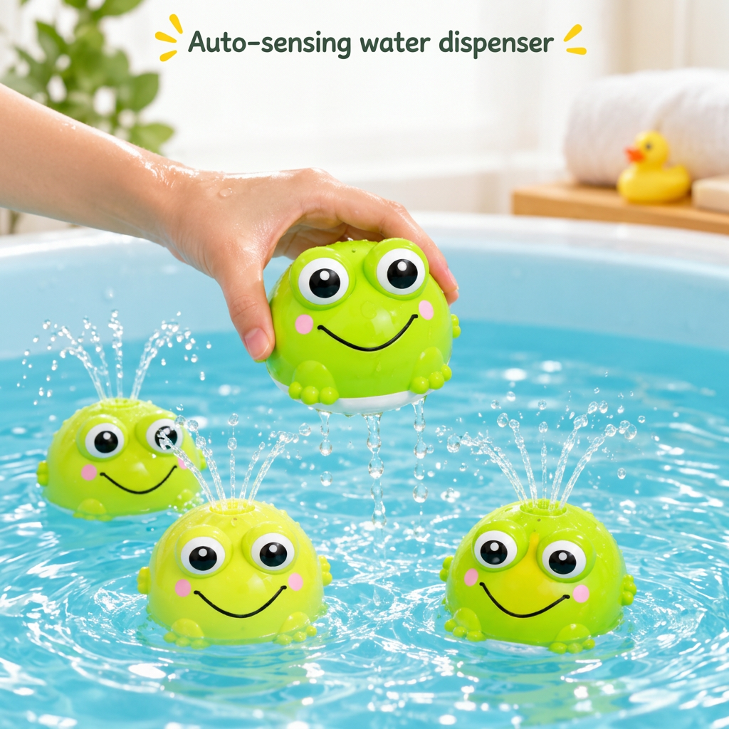 FrogSplash – Wesoła i interaktywna – automatyczna fontanna