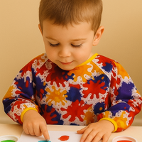 Thumbnail for ArtEase – Kolorowy i wodoodporny – fartuch malarski dla dzieci