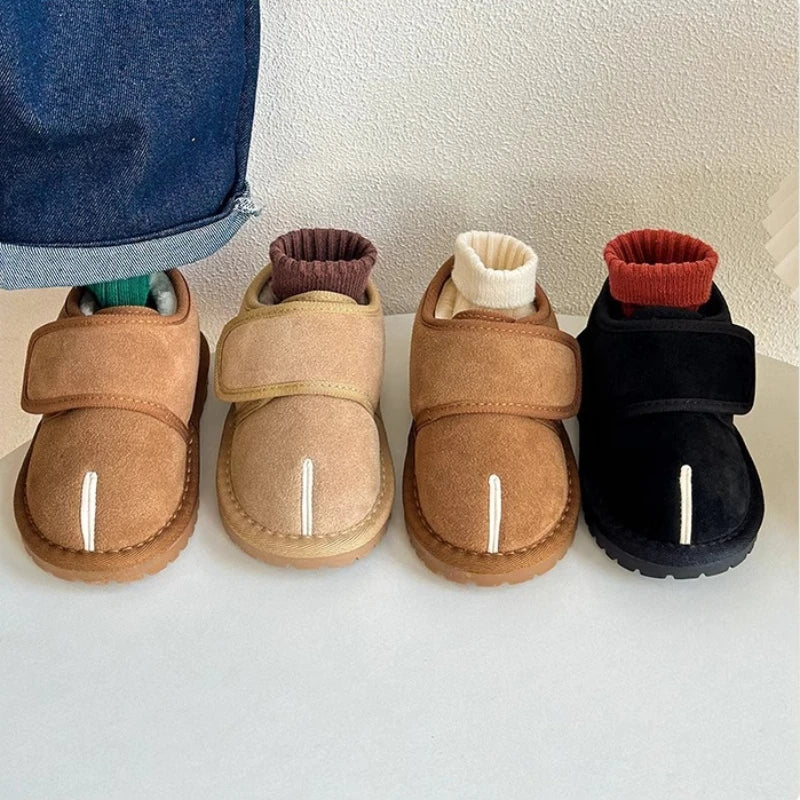CozyStep Kids – Ciepłe i niezależne – buty z rzepami Djamena