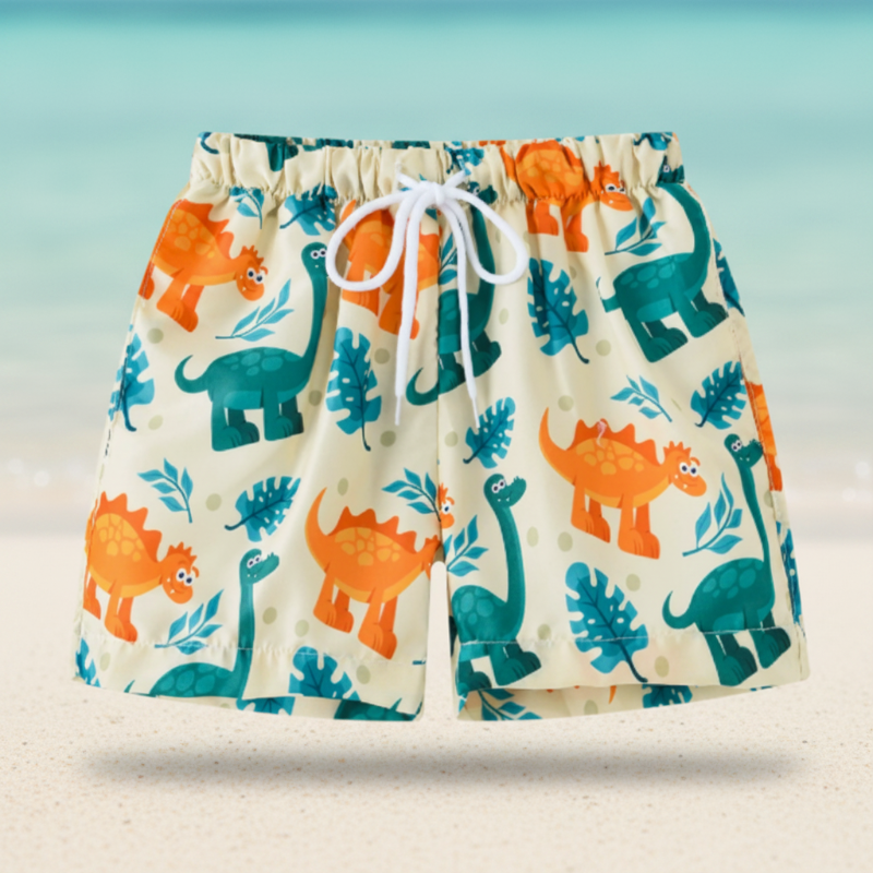 Beach Shorts – Lekkie i zabawne – tropikalne kąpielówki dla dzieci