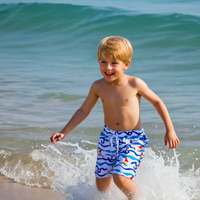 Thumbnail for Beach Shorts – Lekkie i zabawne – tropikalne kąpielówki dla dzieci