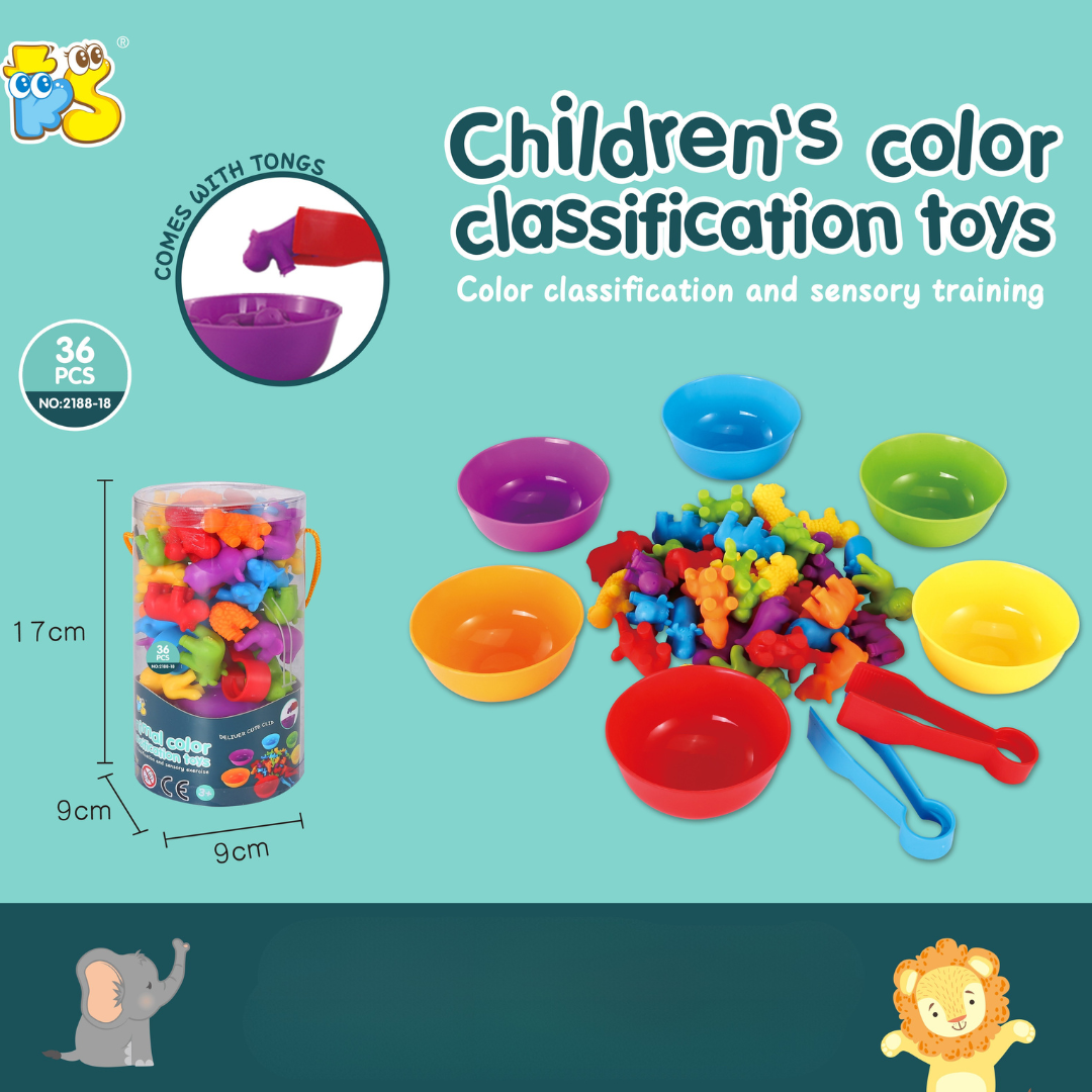 Rainbow Teddy Bears Toys™ - Edukacyjne i kreatywne - tęczowe misie do liczenia