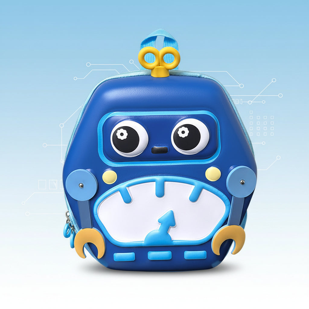 MiniBot – Stylowy i praktyczny – plecak dziecięcy z motywem robota