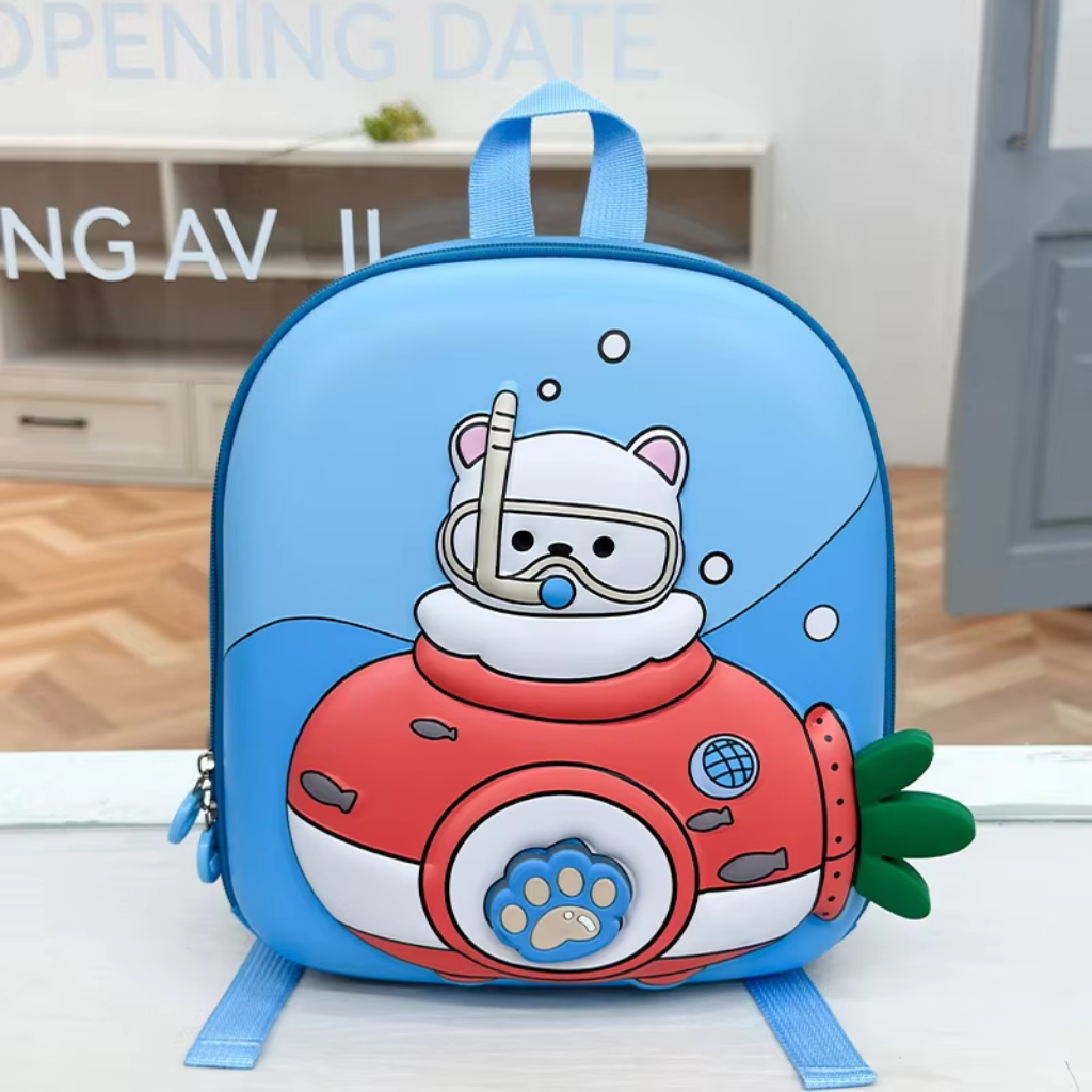 KiddoPack – Uroczy i praktyczny – plecak dziecięcy z świecącą nóżką