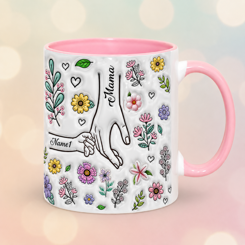 Personalized Kids Name Mug – Wyjątkowy prezent na Dzień Matki – spersonalizowany kubek