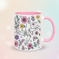 Thumbnail for Personalized Kids Name Mug – Wyjątkowy prezent na Dzień Matki – spersonalizowany kubek