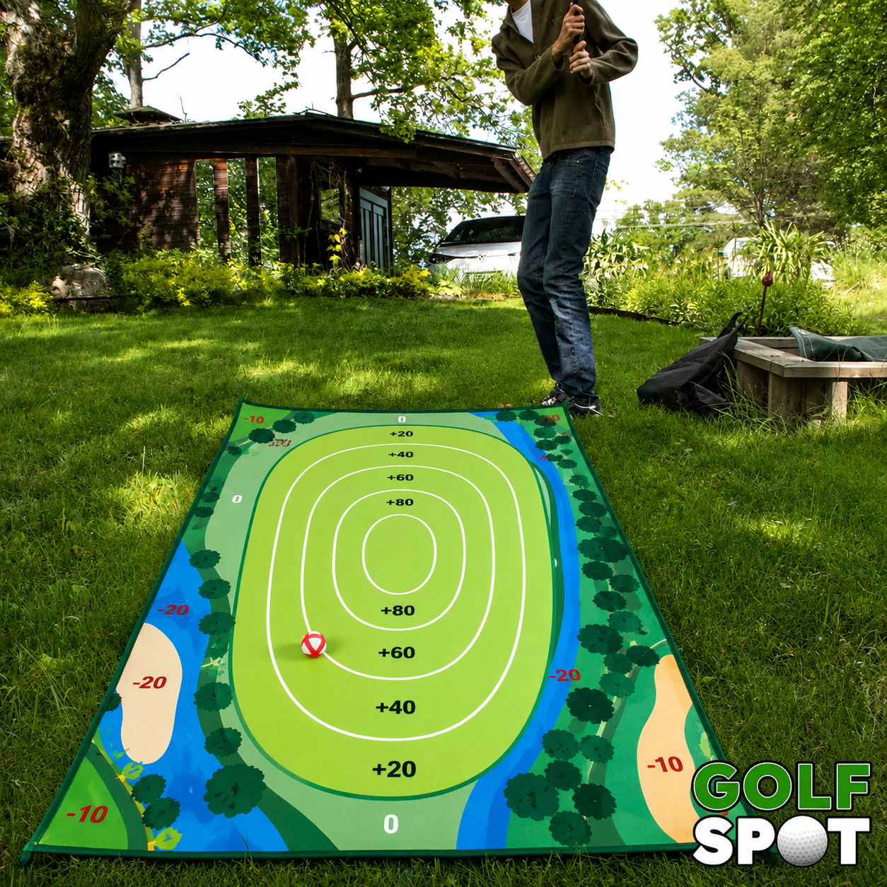 GolfSpot – Aktywna zabawa na świeżym powietrzu - zestaw do gry w golfa