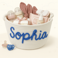 Thumbnail for CuddleBasket – Urocze i osobiste – spersonalizowany kosz na pieluchy