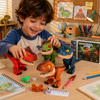Dinosaur Stationery Toy – Kreatywny i edukacyjny – zestaw biurkowy 5 w 1