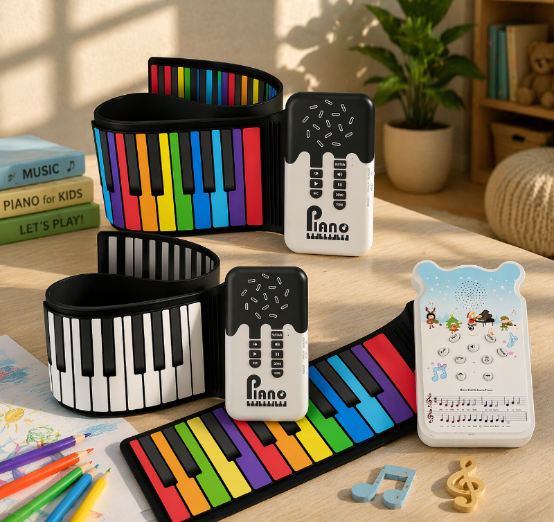 Roll-up Piano Keyboard – Kreatywne i edukacyjne – składane pianino