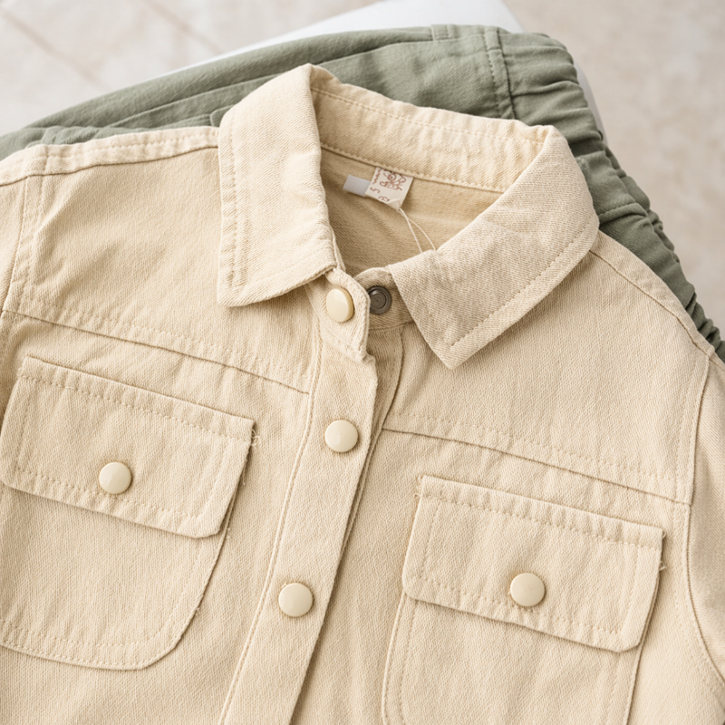 Boys Fashion – Modny i wygodny – zestaw cargo dla chłopców