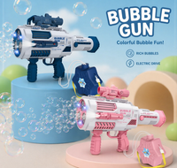 Thumbnail for Light Up Bubble Gun – Zabawa i muzyka – pistolet do baniek mydlanych