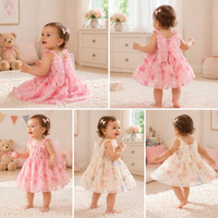 Thumbnail for Girls Butterfly Dress – Urocza i zwiewna – sukienka dla dzieci