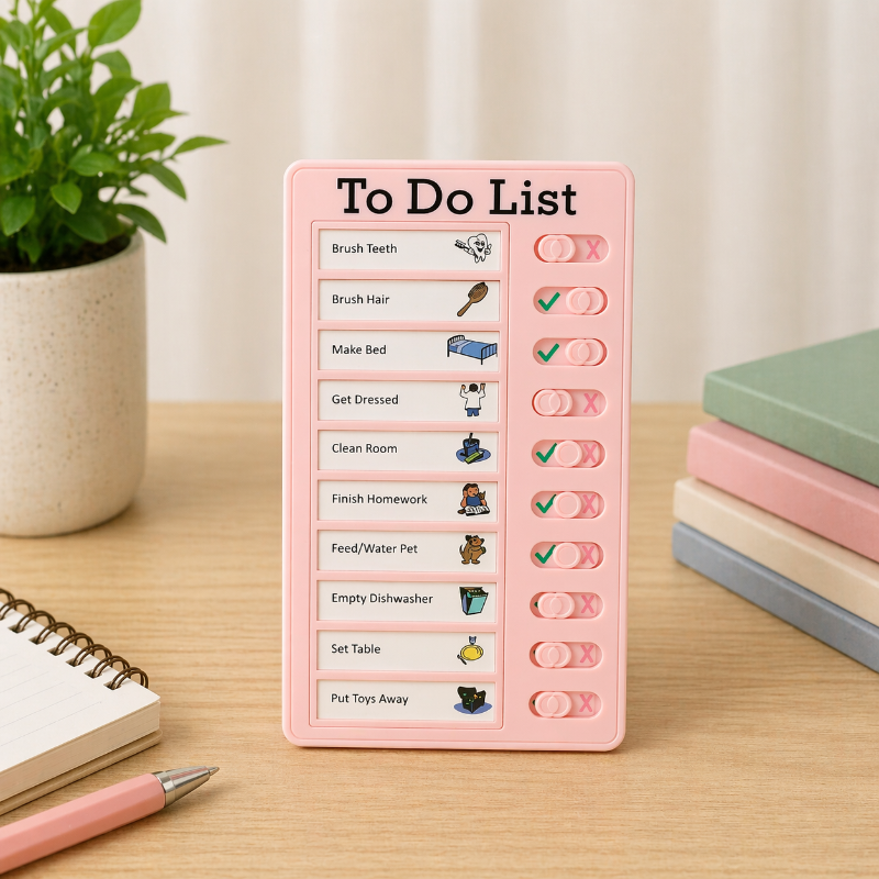 Kids Chore Chart – Organizacja i samodzielność – tablica z listą zadań do wykonania