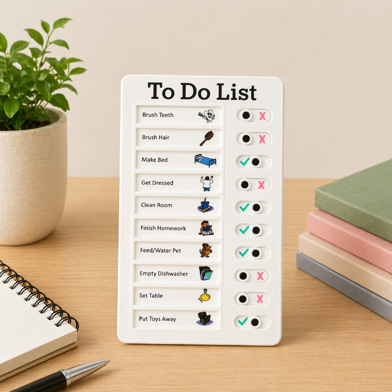 Kids Chore Chart – Organizacja i samodzielność – tablica z listą zadań do wykonania