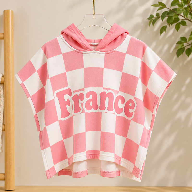 Personalized Hooded Towel – Miękka i wyjątkowa – spersonalizowana peleryna kąpielowa dla dzieci