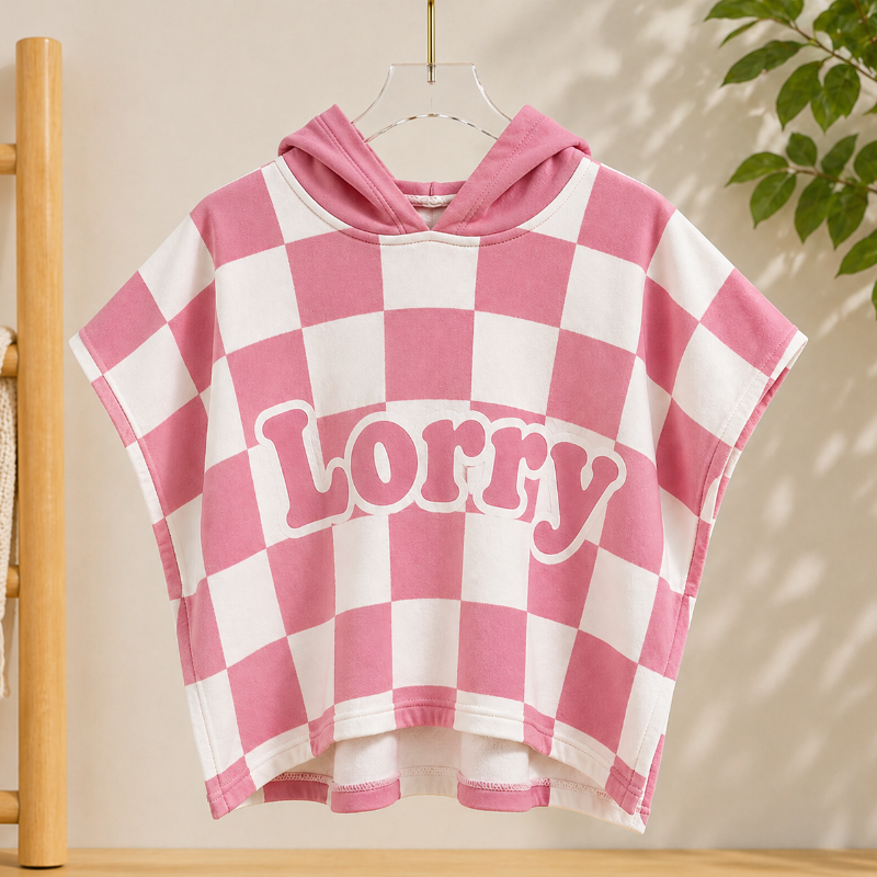 Personalized Hooded Towel – Miękka i wyjątkowa – spersonalizowana peleryna kąpielowa dla dzieci