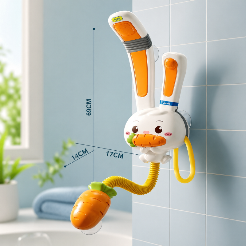 Rabbit Bath Shower Toy – Zabawa i wodne szaleństwa – zabawka do kąpieli z rozpylaczem