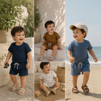 Thumbnail for Baby Summer Outfit – Lekkość i wygoda – zestaw odzieżowy