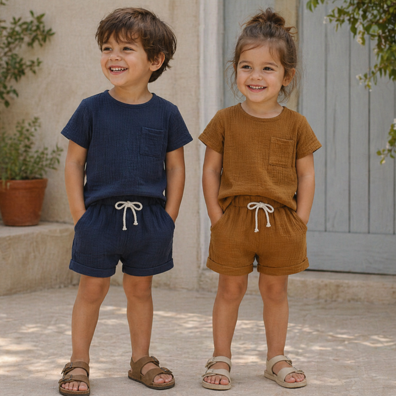 Baby Summer Outfit – Lekkość i wygoda – zestaw odzieżowy