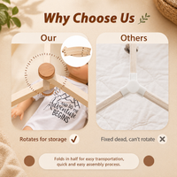Thumbnail for Wooden Baby Rattle Toy – Rozwój zmysłów i bezpieczeństwo – Baby Gym