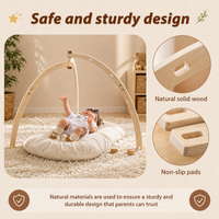 Thumbnail for Wooden Baby Rattle Toy – Rozwój zmysłów i bezpieczeństwo – Baby Gym