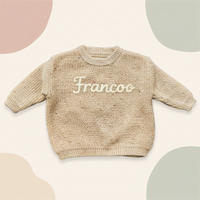 Thumbnail for Personalized Baby Sweater – Wyjątkowy i uroczy – haftowany, spersonalizowany sweterek dla niemowląt