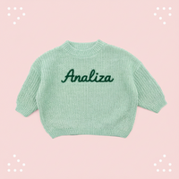 Thumbnail for Personalized Baby Sweater – Wyjątkowy i uroczy – haftowany, spersonalizowany sweterek dla niemowląt