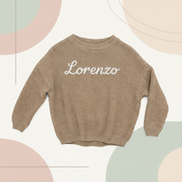 Thumbnail for Personalized Baby Sweater – Wyjątkowy i uroczy – haftowany, spersonalizowany sweterek dla niemowląt