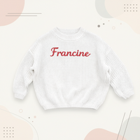 Thumbnail for Personalized Baby Sweater – Wyjątkowy i uroczy – haftowany, spersonalizowany sweterek dla niemowląt