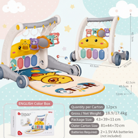 Thumbnail for Step & Play – interaktywny i bezpieczny – 3 w 1 chodzik i gimnastyka dla niemowląt