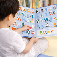 Thumbnail for BusyBrain – Nauka angielskich słówek i matematyka – Alfabet i cyfry Książka z łamigłówkami